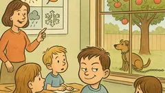 Vic: Učitelj pita kad brati jabuke?