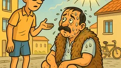 Vic: Mujo usred ljeta u krznu