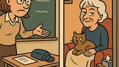 Vic: Učiteljica Ivici: "Baka bolesna?"