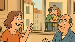 Vic: Vidiš, dragi, susjed uvijek ljubi ženu