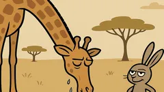 Vic: Žirafa se hvali zecu vratom