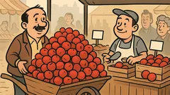 Vic: Dođe Mujo na tržnicu po jabuke