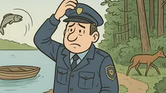 Vic: Pitali policajca: što ide po vodi?