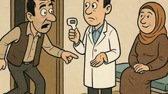 Vic: Utrčava Mujo u ambulantu…