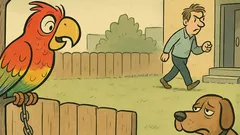 Vic: Papagaj je sam, zazvoni telefon