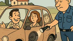 Vic: Policajac zaustavi vozača bez brzinomjera