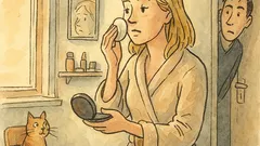 Vic: Zašto plavuša nanosi puder na zid?