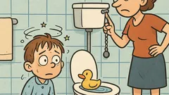 Vic: Mama, mama! Zašto mi je kosa mokra?