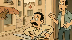 Vic: Trči Mujo ulicom sa škarama…