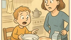 Vic: Mama, mama! Buba u mlijeku!