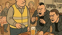 Vic: Uđe vozač kamiona u kafić…