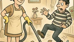 Vic: Čistim po kućama. Šifra 'lopov'.