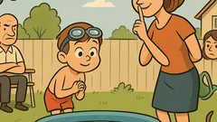 Vic: Mama, mama! Kad punimo bazen vodom?