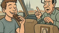 Vic: Dečko u taksiju jede čokoladu