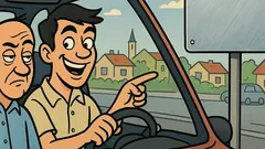 Vic: Mujo se vozi u autoškoli...