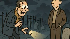 Vic: Čovjek noću prolazi pored groblja…