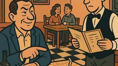 Vic: Došao čovjek u restoran na večeru