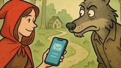 Vic: Vuk sretne Crvenkapicu i pita adresu