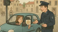 Vic: Policajac zaustavi vozačicu na crvenom