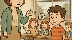 Vic: Učiteljica pita Pericu: Tko je razbio prozor?