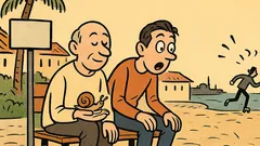 Vic: Hoćete spor vic? Čekajte da dođe.